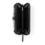 The Sak Iris Smartphone Wallet - Hand Crochet - Black Cozy Weave