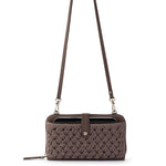 The Sak Iris Smartphone Wallet - Hand Crochet - Mushroom Cozy Weave