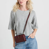 The Sak Iris Smartphone Wallet - Leather - Black Cherry
