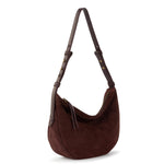 The Sak Tess Shoulder Bag - Leather - Mahogany Suede