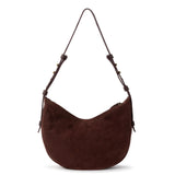 The Sak Tess Shoulder Bag - Leather - Mahogany Suede