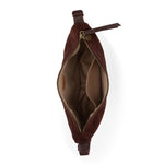 The Sak Tess Shoulder Bag - Leather - Mahogany Suede