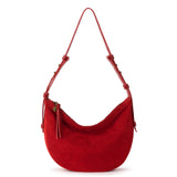 The Sak Tess Shoulder Bag - Leather - Scarlet Suede