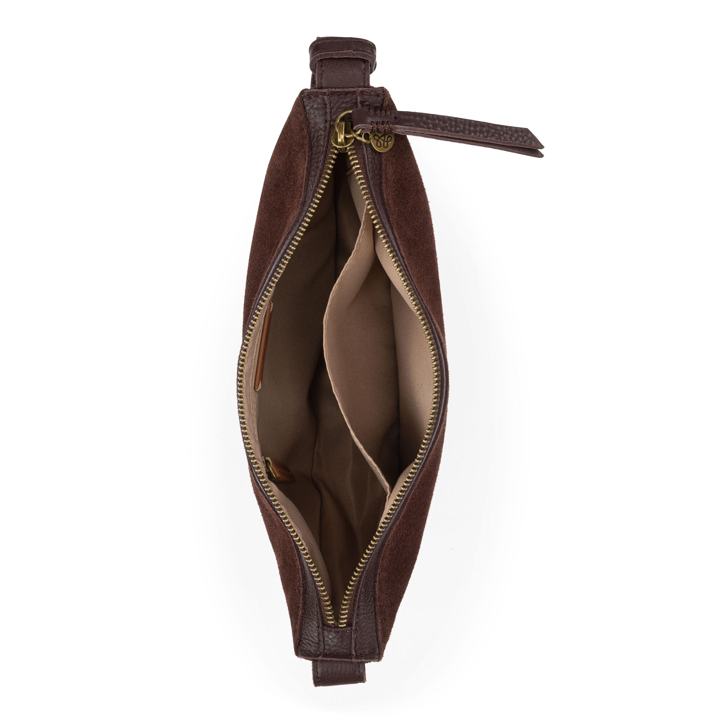 The Sak Tess Sling - Leather - Mahogany Suede