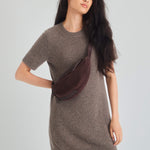 The Sak Tess Sling - Leather - Mahogany Suede