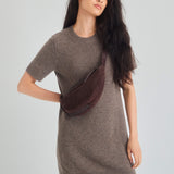 The Sak Tess Sling - Leather - Mahogany Suede