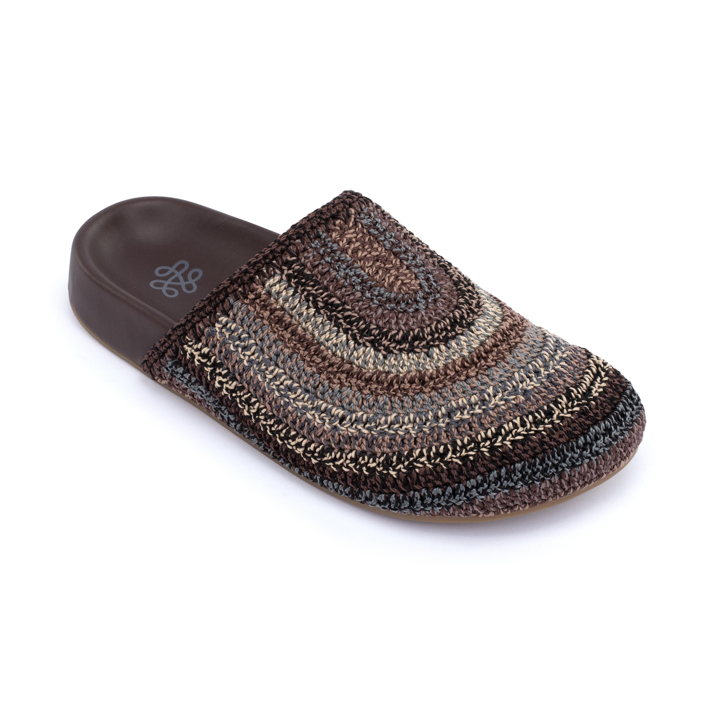 The Sak Bolinas Clog - Hand Crochet - Aspen Stripe