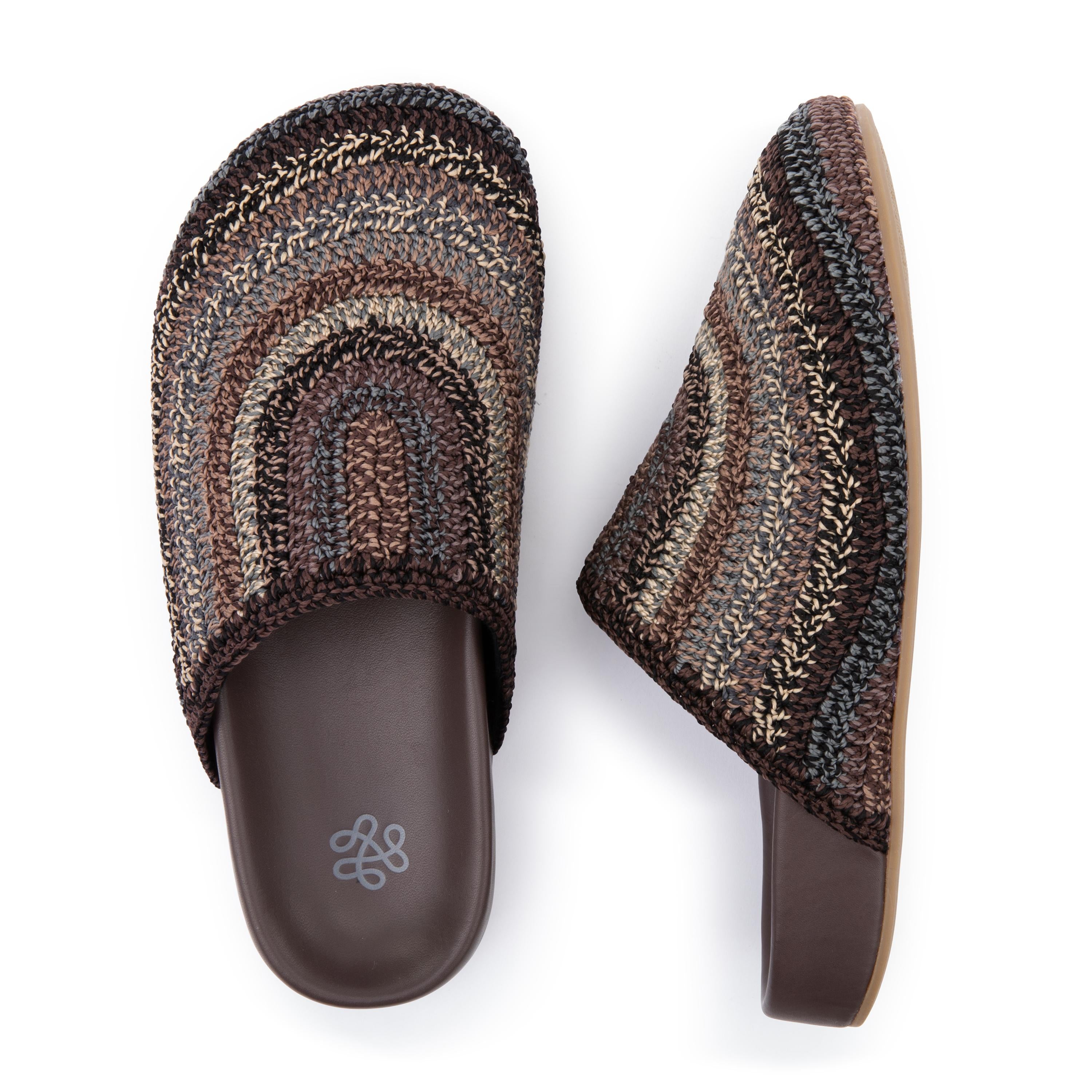 The Sak Bolinas Clog - Hand Crochet - Aspen Stripe