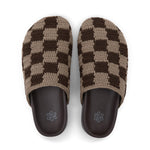 The Sak Bolinas Clog - Hand Crochet - Brown Check
