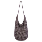The Sak 120 Hobo - Hand Crochet - Mushroom Cozy Weave