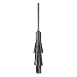 The Sak Cypress Tassel Dangle - Leather - Dark Silver