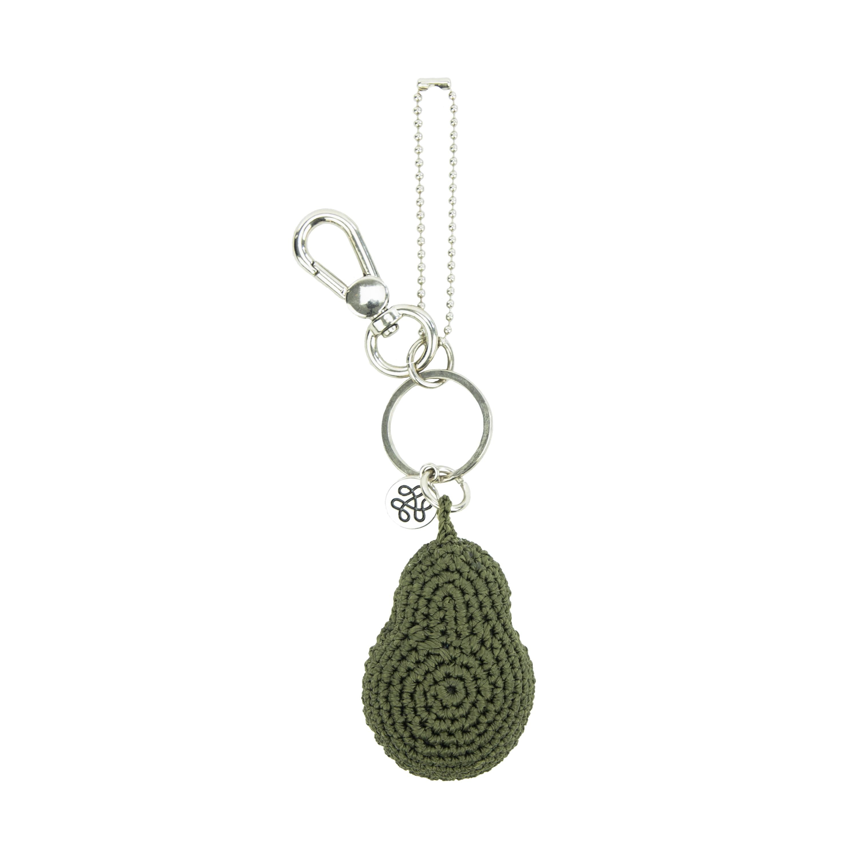 The Sak Yarnicharmz Dangle - Hand Crochet - Avocado