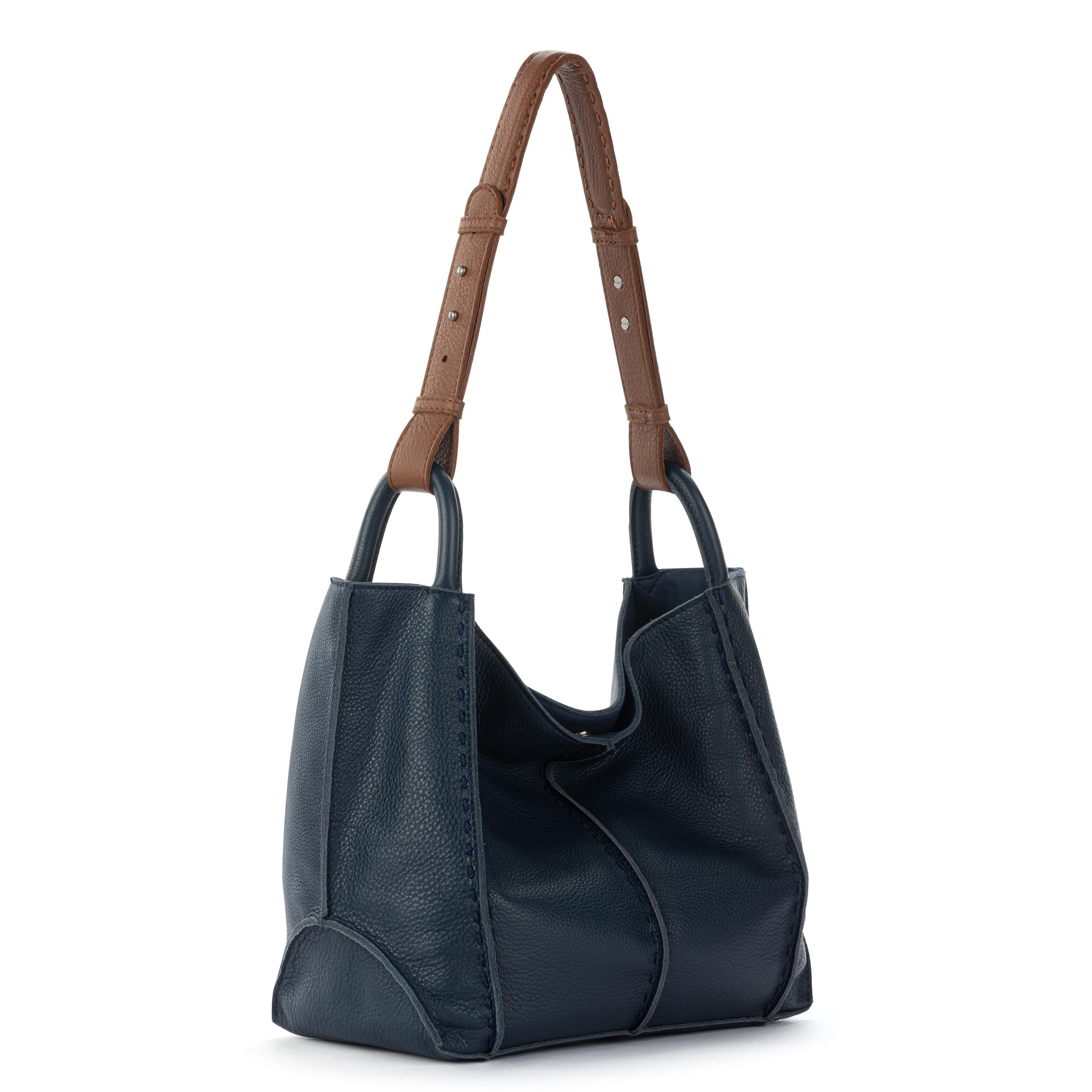 The Sak Los Feliz Medium Tote - Leather - Indigo