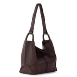 The Sak Los Feliz Medium Tote - Leather - Mahogany