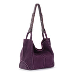 The Sak Los Feliz Medium Tote - Leather - Aubergine Suede