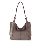 The Sak Los Feliz Medium Tote - Leather - Mushroom Suede