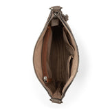 The Sak Lucia Crossbody - Leather - Mushroom Suede Blanket Stitch