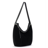 The Sak Sequoia Hobo - Leather - Black Suede Blanket Stitch