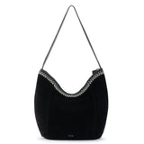 The Sak Sequoia Hobo - Leather - Black Suede Blanket Stitch