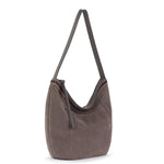 The Sak Sequoia Hobo - Leather - Mushroom Suede Blanket Stitch