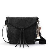 Sakroots Arcadia Flap Crossbody - Vegan Leather - Black
