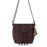 Sakroots Arcadia Flap Crossbody - Vegan Leather - Mahogany