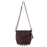 Sakroots Arcadia Flap Crossbody - Vegan Leather - Mahogany