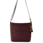 Sakroots Arcadia Crossbody - Vegan Leather - Black Cherry