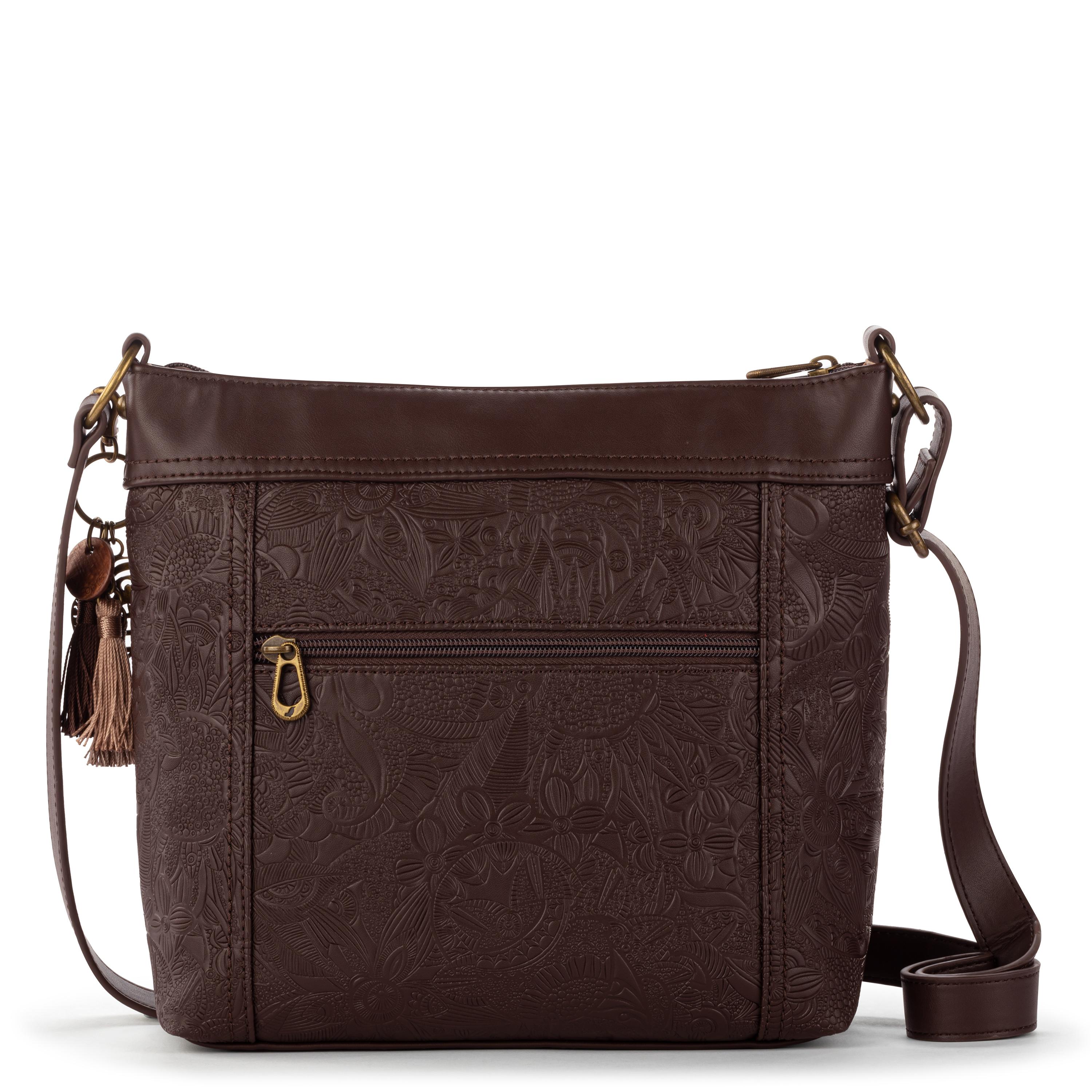 Sakroots Arcadia Crossbody - Vegan Leather - Mahogany