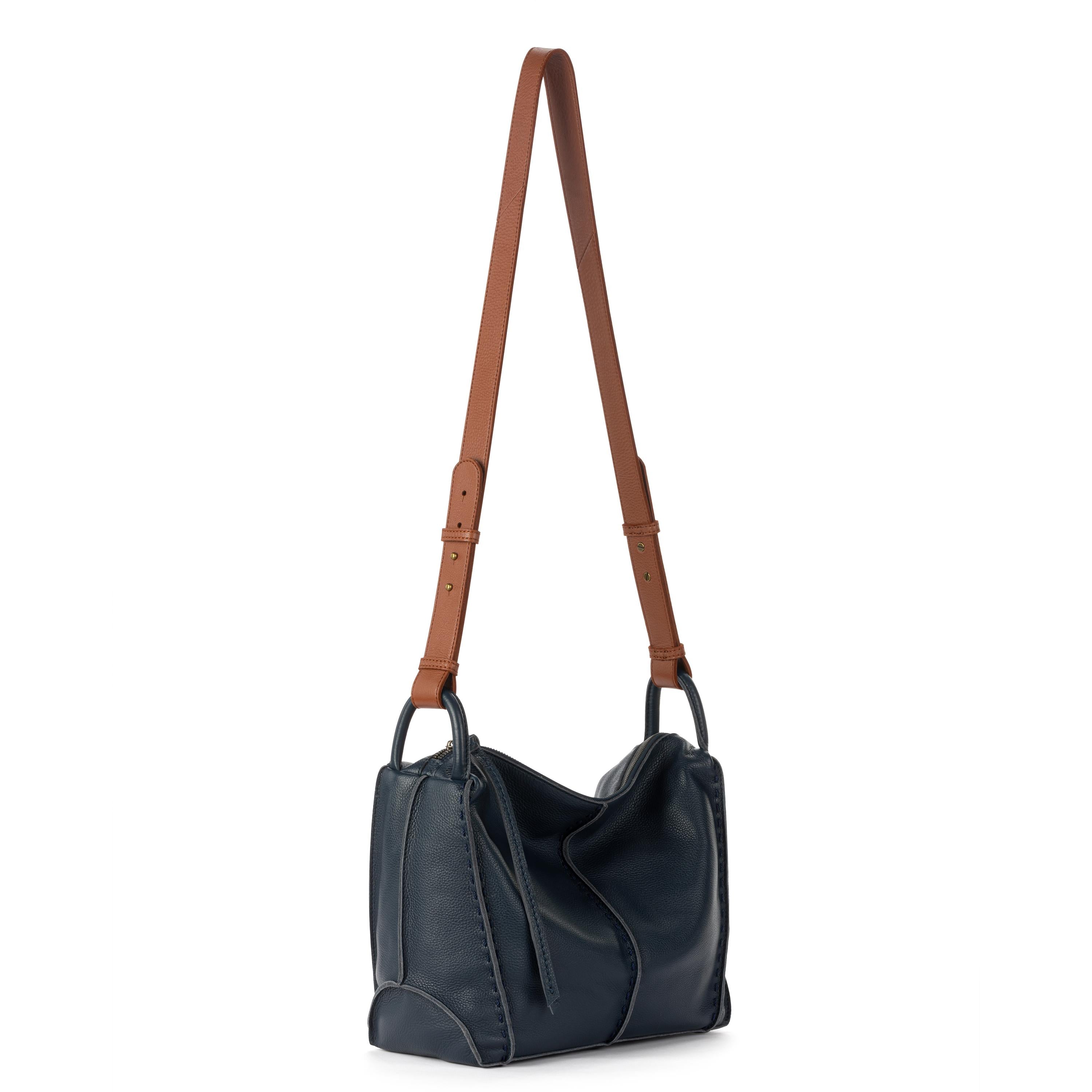 The Sak Leather Crossbody Strap - Leather - Tobacco