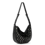 The Sak Tess Shoulder Bag - Leather - Black Silver Stud