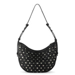 The Sak Tess Shoulder Bag - Leather - Black Silver Stud