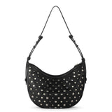 The Sak Tess Shoulder Bag - Leather - Black Silver Stud