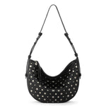 The Sak Tess Shoulder Bag - Leather - Black Silver Stud