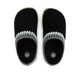 The Sak Bolinas Everyday Clog - Leather - Black Shearling
