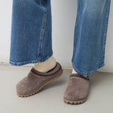 The Sak Bolinas Everyday Clog - Leather - Mushroom Shearling