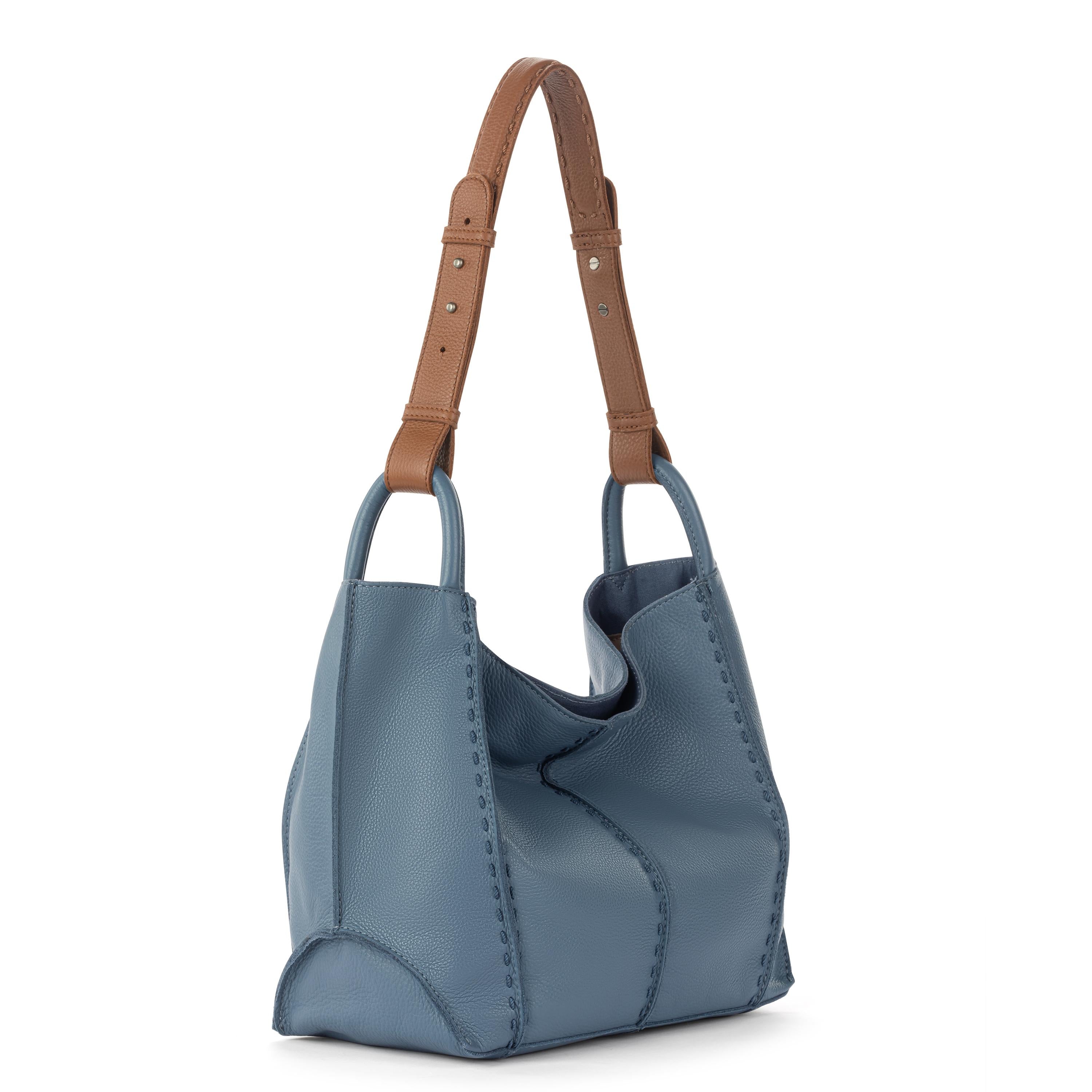 The Sak Los Feliz Medium Tote - Leather - Maritime