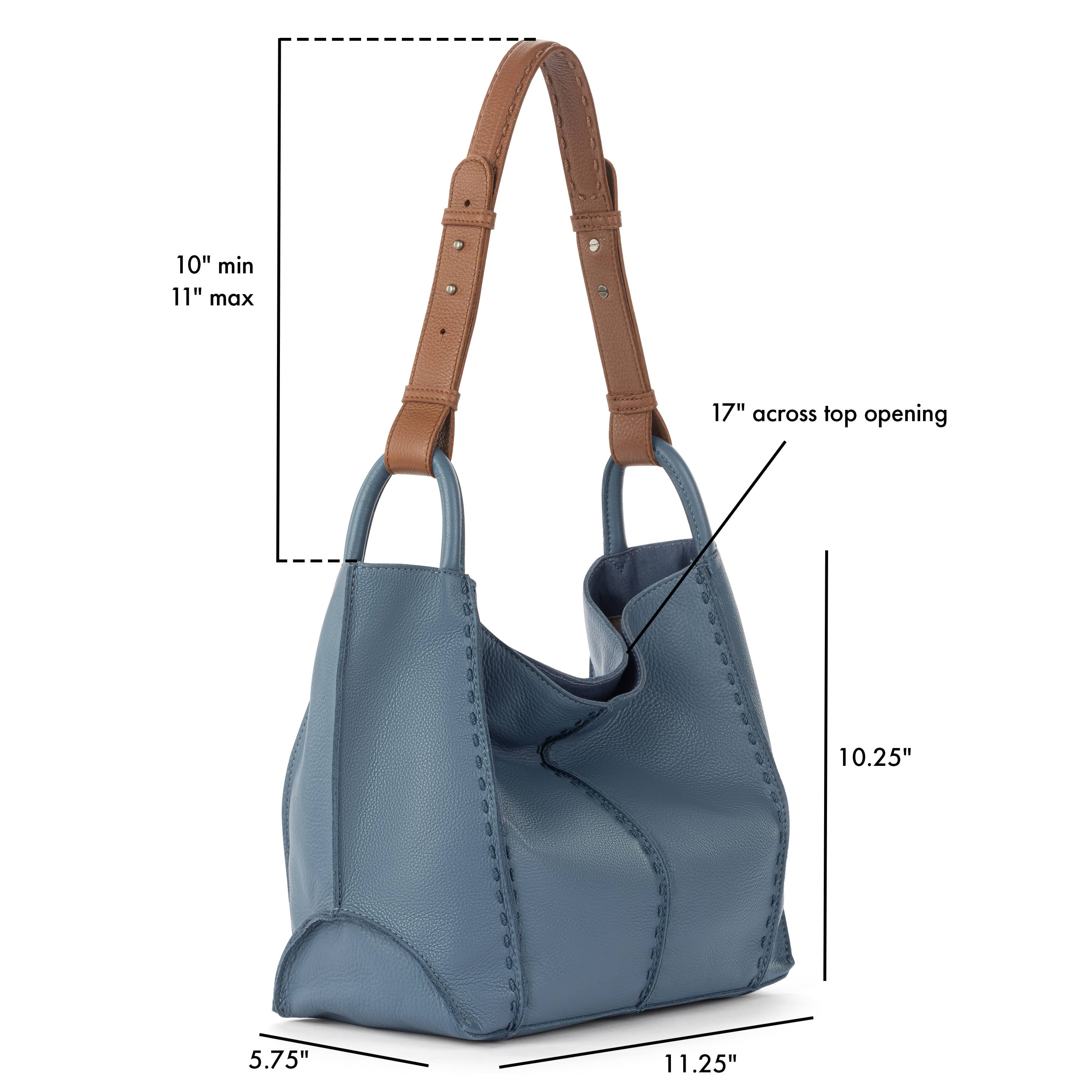 The Sak Los Feliz Medium Tote - Leather - Maritime