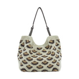 The Sak Los Feliz Large Tote - Hand Crochet - Natural Mermaid