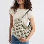 The Sak Los Feliz Large Tote - Hand Crochet - Natural Mermaid