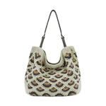 The Sak Los Feliz Large Tote - Hand Crochet - Natural Mermaid