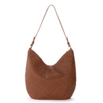 The Sak Sequoia Hobo - Leather - Woven Cognac