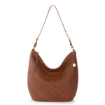 The Sak Sequoia Hobo - Leather - Woven Cognac