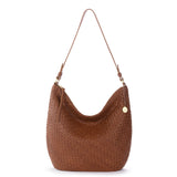 The Sak Sequoia Hobo - Leather - Woven Cognac