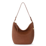 The Sak Sequoia Hobo - Leather - Woven Cognac