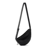 The Sak Tess Sling - Leather - Woven Black