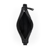 The Sak Tess Sling - Leather - Woven Black