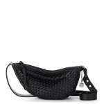 The Sak Tess Sling - Leather - Woven Black