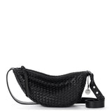 The Sak Tess Sling - Leather - Woven Black