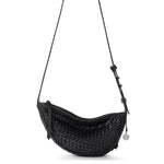 The Sak Tess Sling - Leather - Woven Black